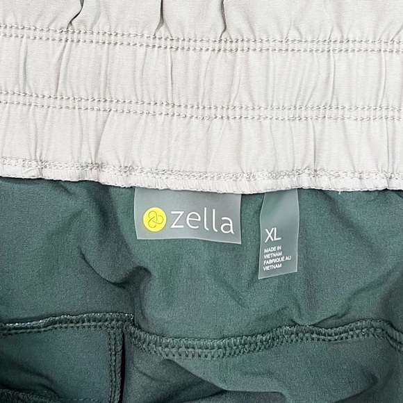 NWT Zella Excursion Active Mini Skirt Grey/Green - Picture 3 of 5